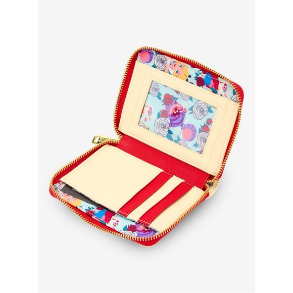 Loungefly Disney Alice in Wonderland Color Changing Roses Zip Wallet - Picture 6 of 6